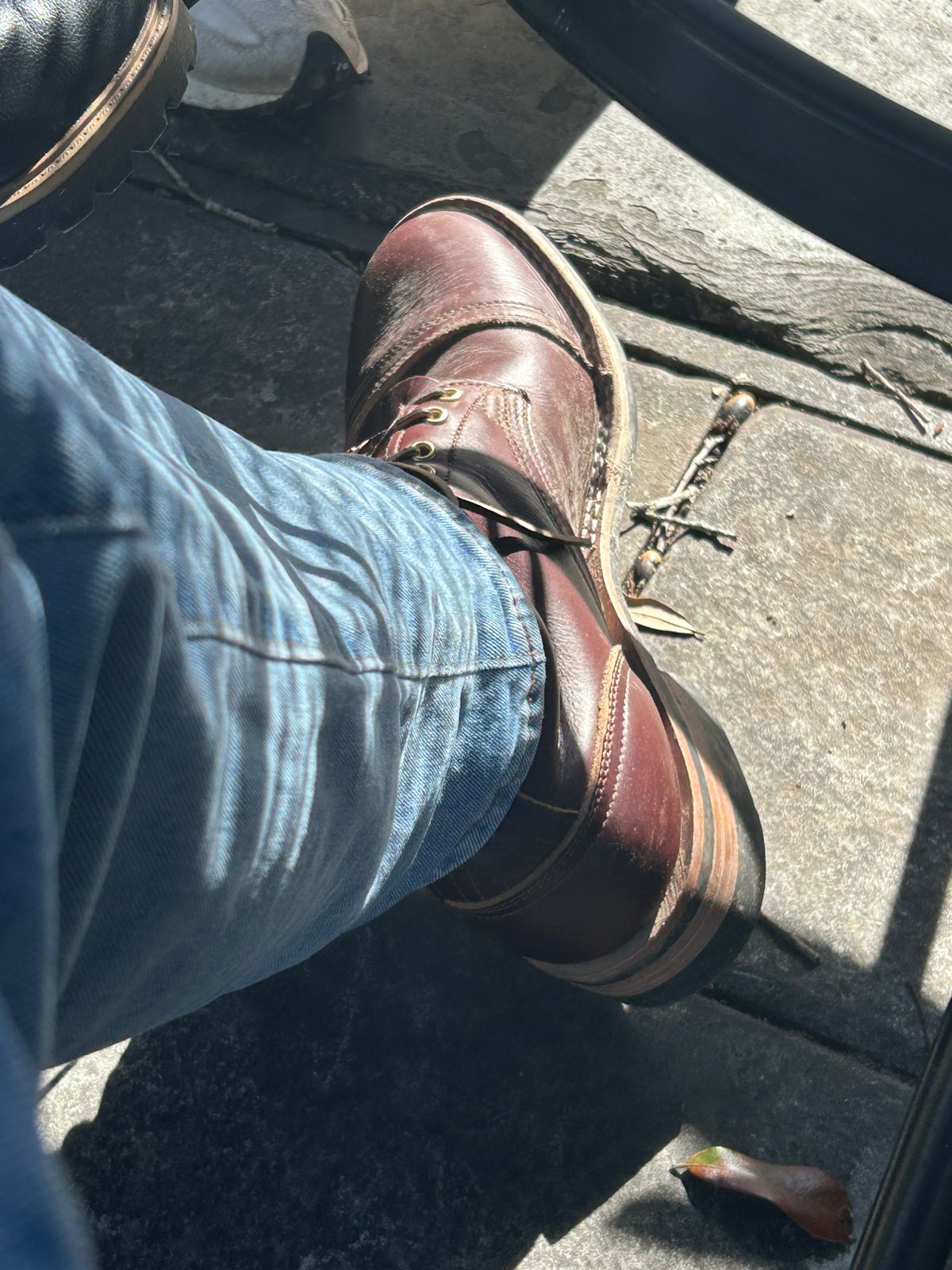 Photo by lost_doublestuffed on January 1, 2026 of the Nicks Parkhust V3 in Shackleton Brown.