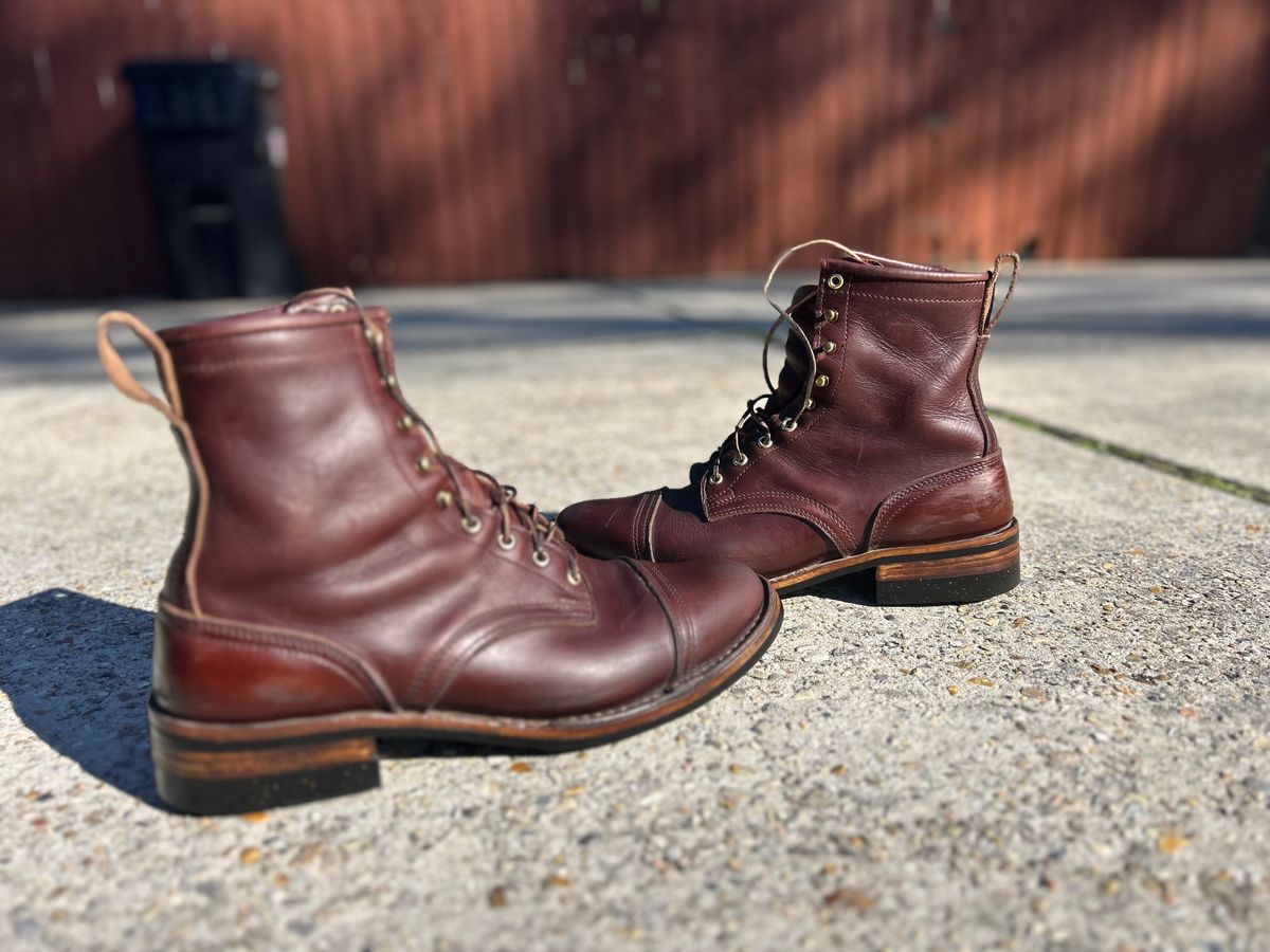 Photo by lost_doublestuffed on February 1, 2026 of the Nicks Parkhust V3 in Shackleton Brown.