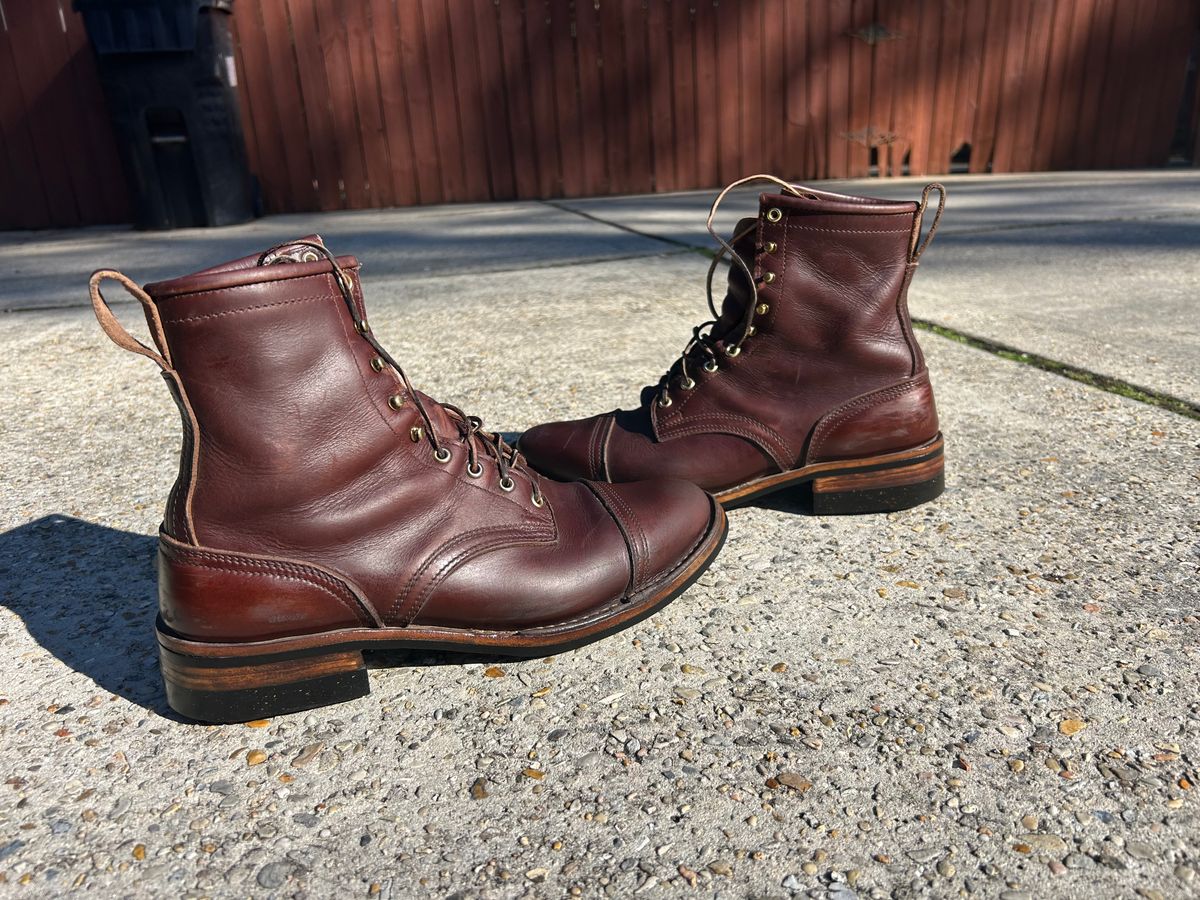 Photo by lost_doublestuffed on February 1, 2026 of the Nicks Parkhust V3 in Shackleton Brown.