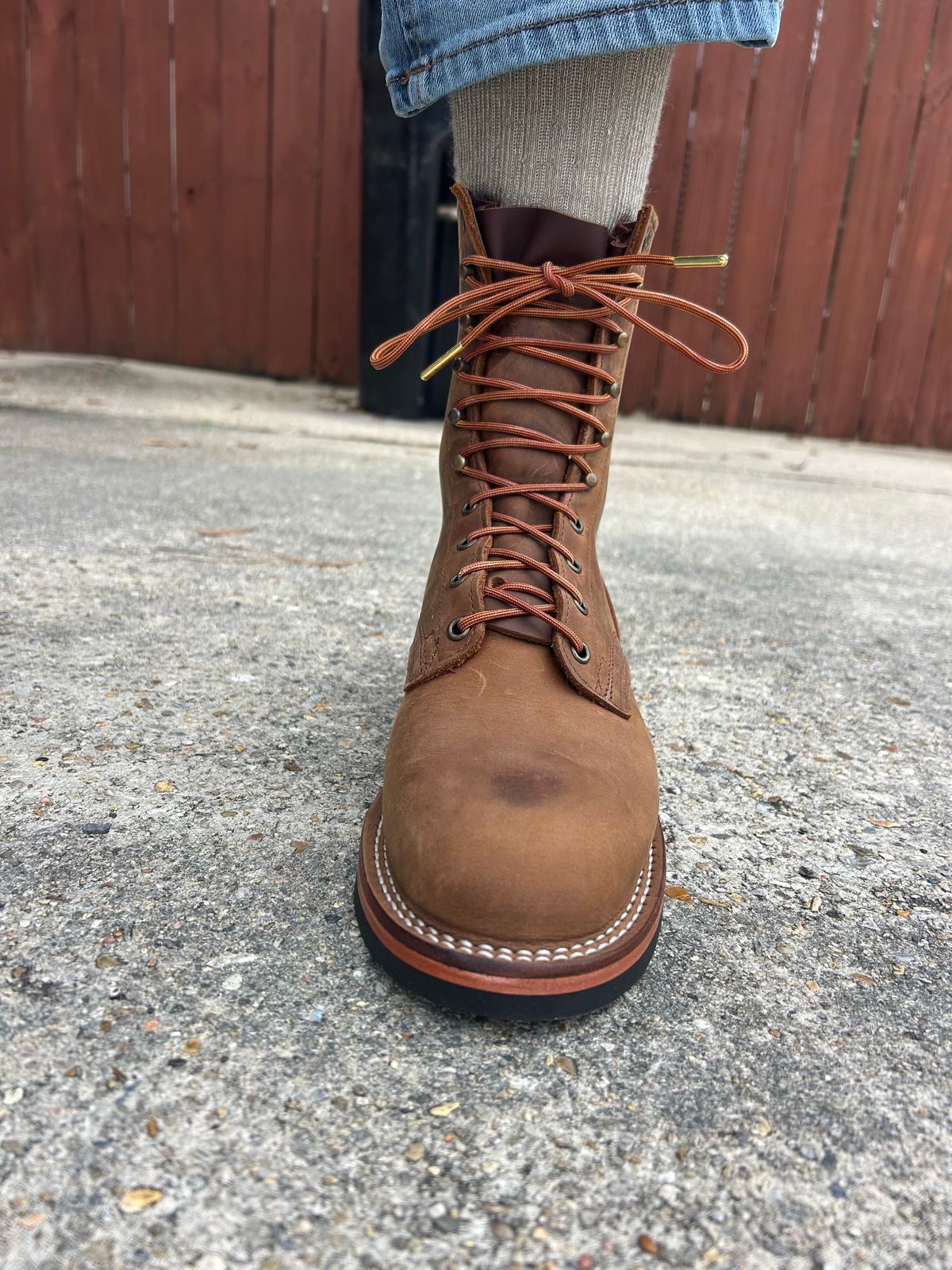 Photo by lost_doublestuffed on February 16, 2026 of the Nicks Officer in Seidel WeatherShield Brown.