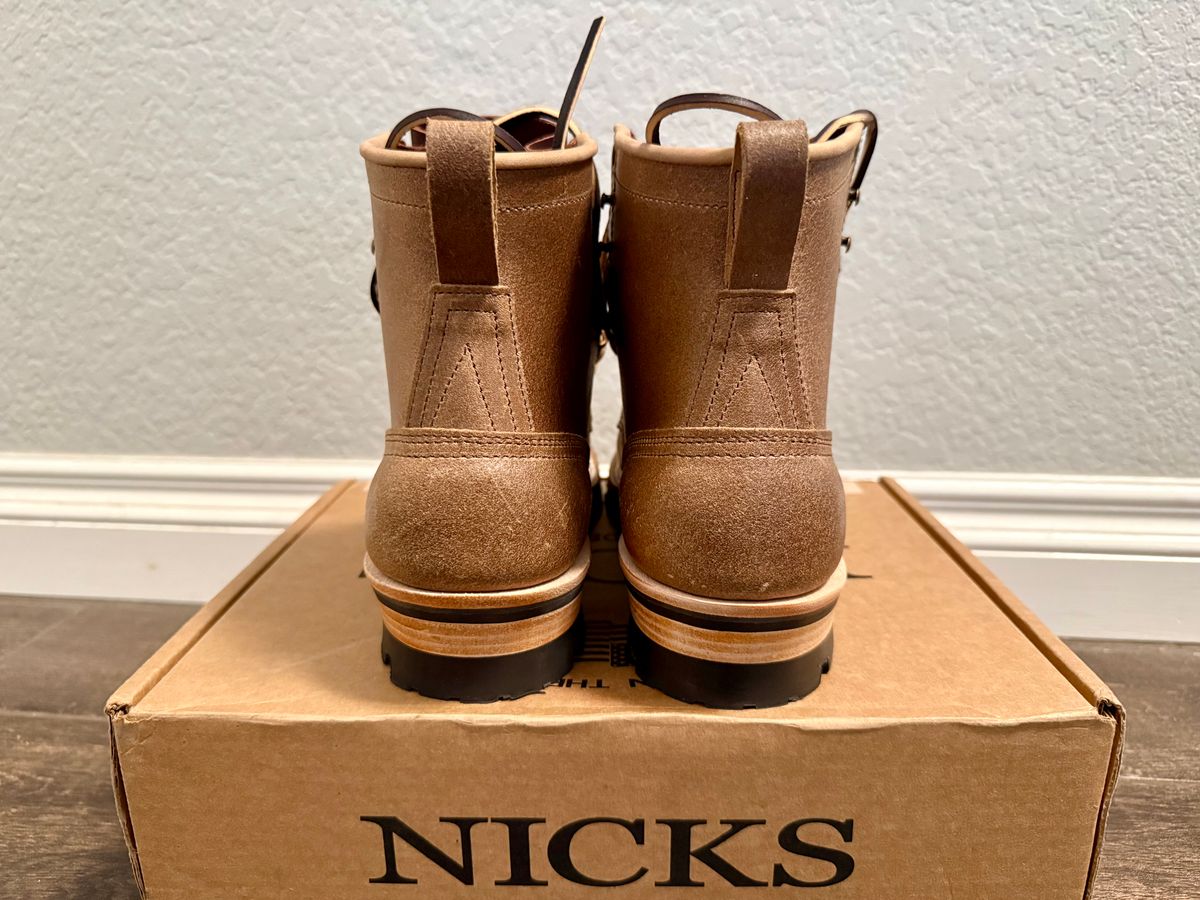 Photo by ER_Stitcher on April 6, 2026 of the Nicks MTO in Rough Shot Tan.