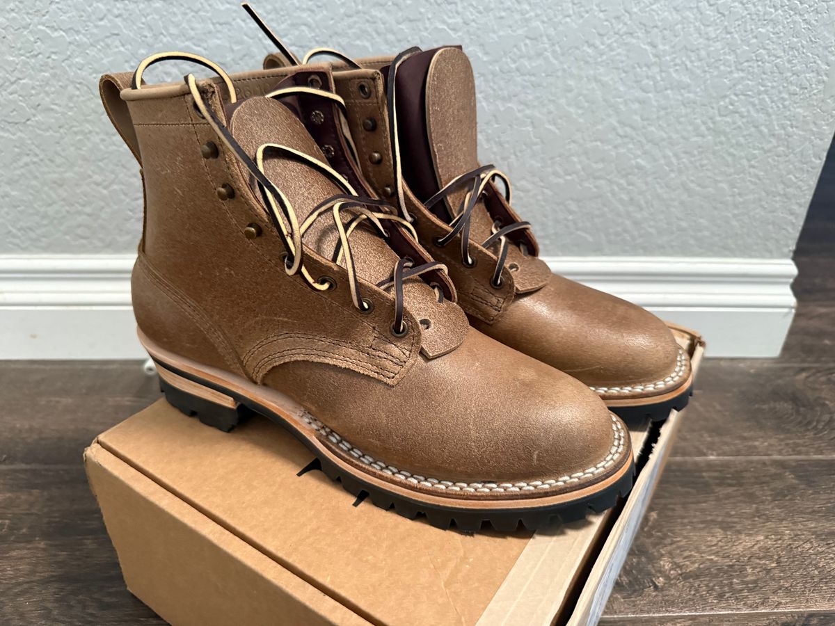 Photo by ER_Stitcher on April 6, 2026 of the Nicks MTO in Rough Shot Tan.