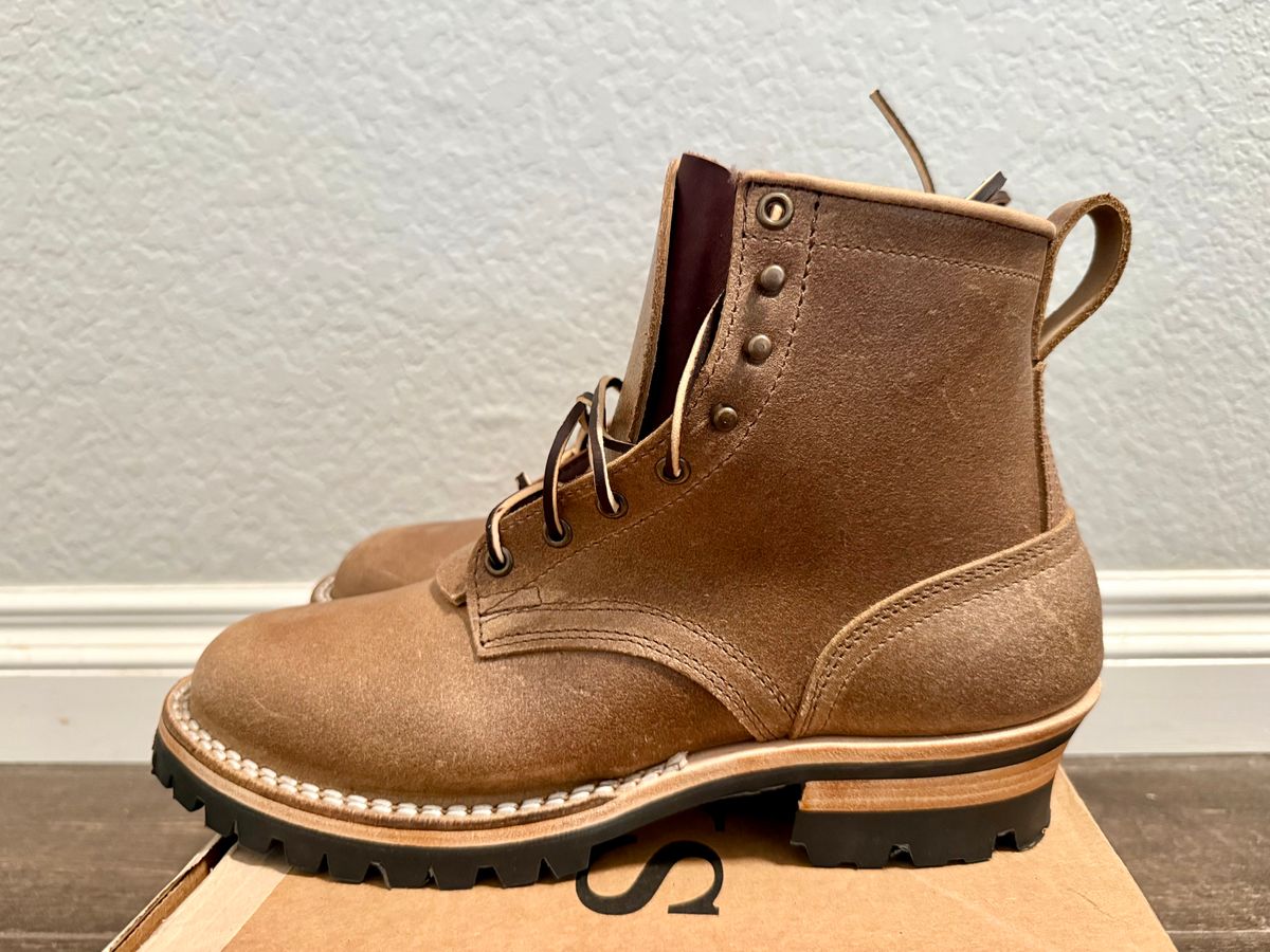 Photo by ER_Stitcher on April 6, 2026 of the Nicks MTO in Rough Shot Tan.