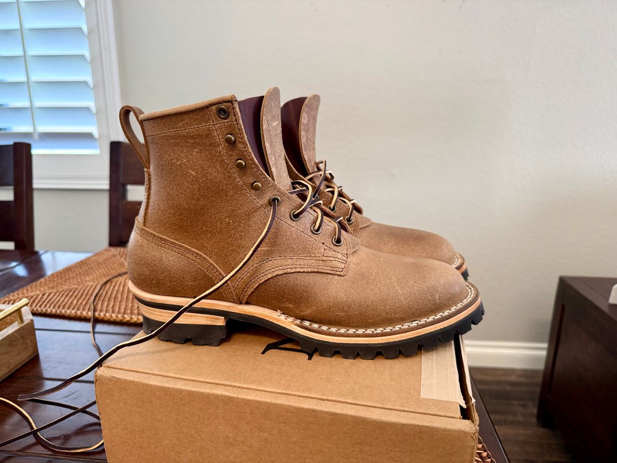 Photo by ER_Stitcher on April 6, 2026 of the Nicks MTO in Rough Shot Tan.