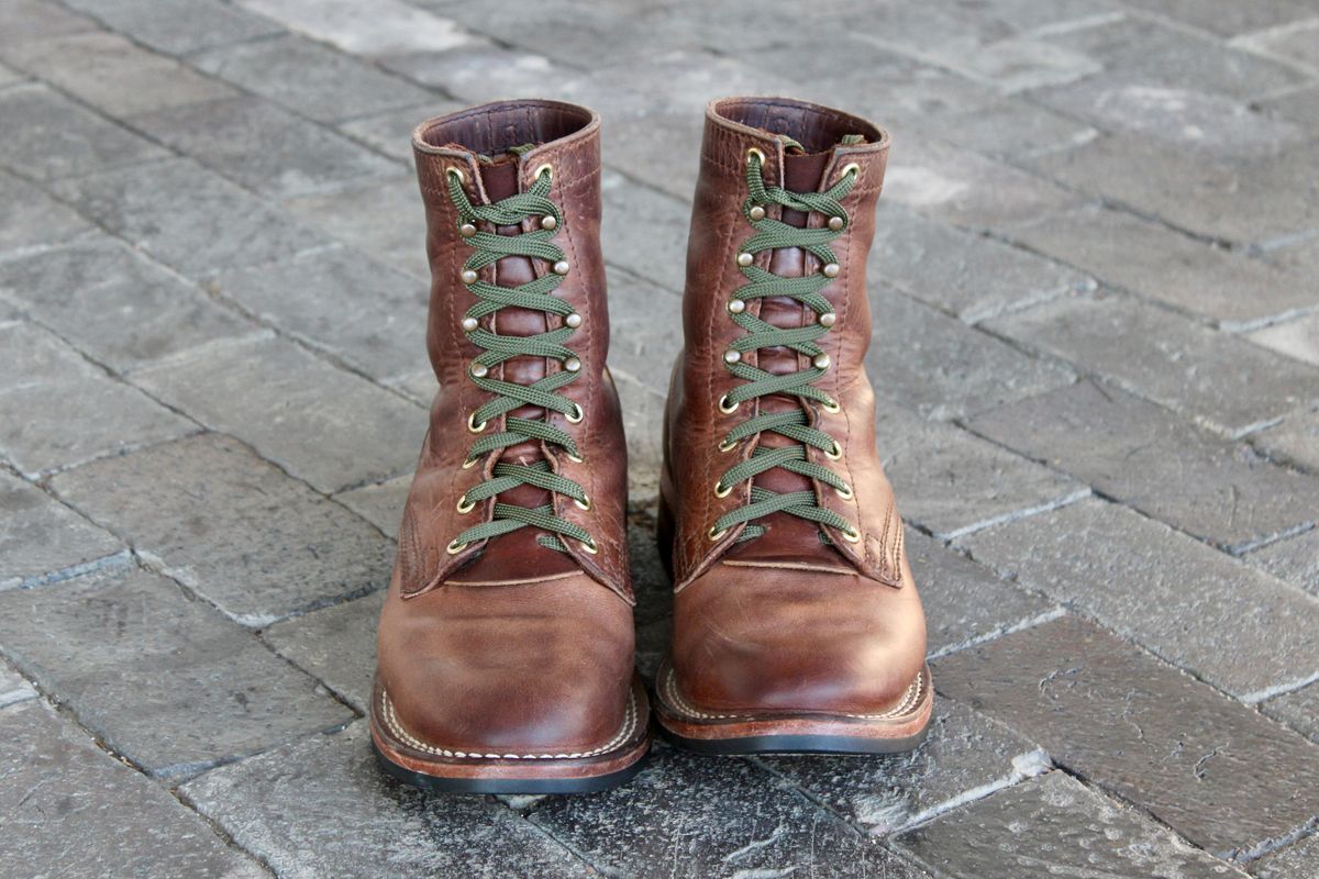 Photo by ER_Stitcher on February 3, 2026 of the Nicks MTO in Horween Natural Predator.