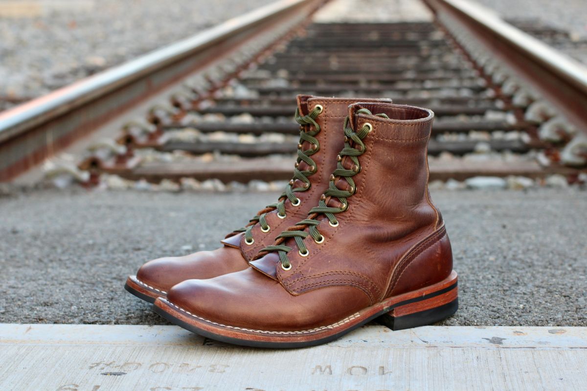 Photo by ER_Stitcher on February 3, 2026 of the Nicks MTO in Horween Natural Predator.