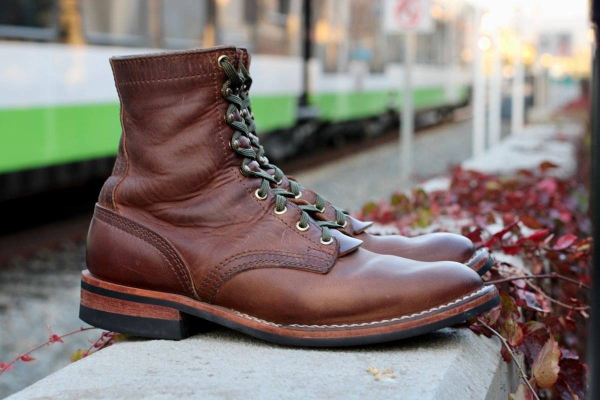 Photo by ER_Stitcher on February 3, 2026 of the Nicks MTO in Horween Natural Predator.