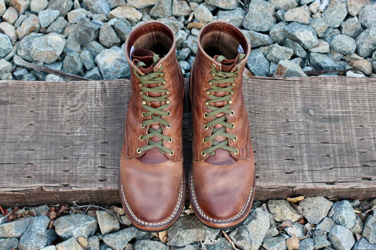 Photo by ER_Stitcher on February 3, 2026 of the Nicks MTO in Horween Natural Predator.