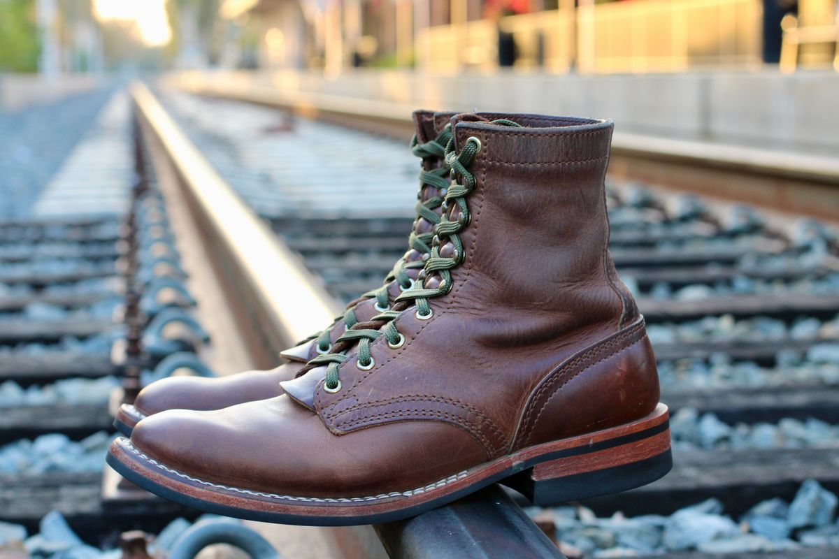 Photo by ER_Stitcher on February 3, 2026 of the Nicks MTO in Horween Natural Predator.