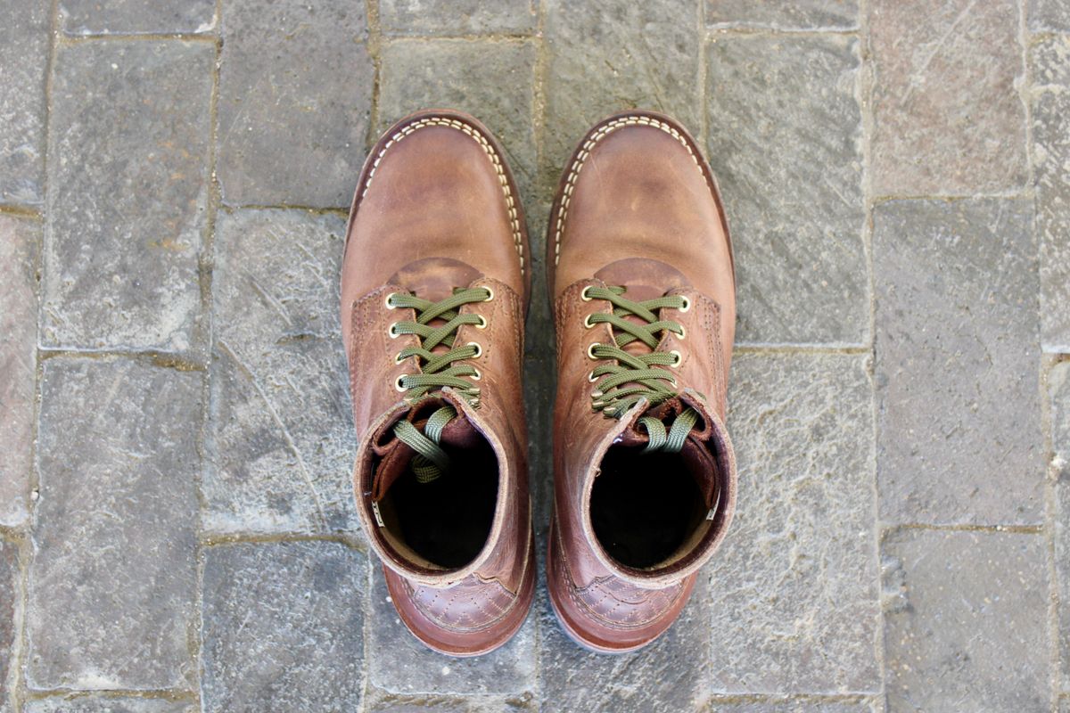 Photo by ER_Stitcher on March 6, 2026 of the Nicks MTO in Horween Natural Predator.