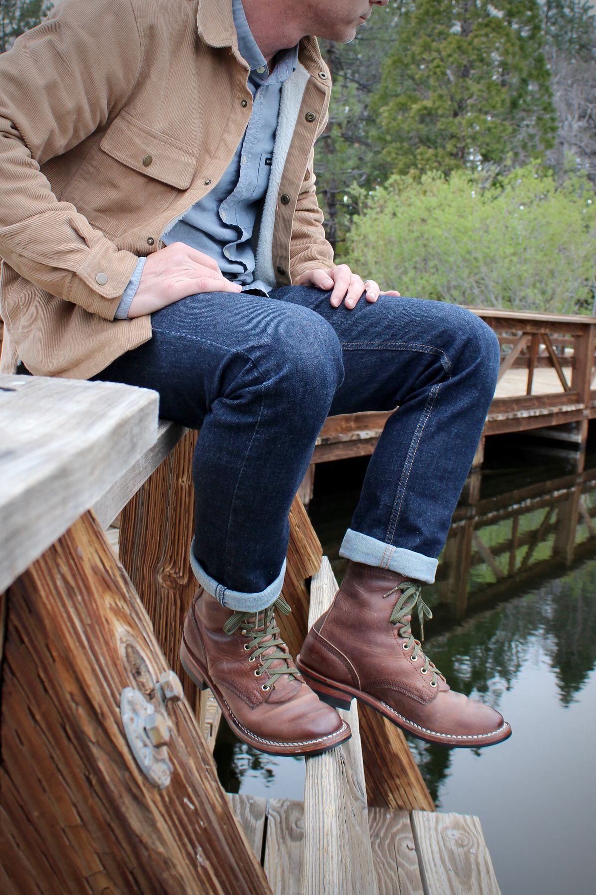 Photo by ER_Stitcher on April 2, 2026 of the Nicks MTO in Horween Natural Predator.