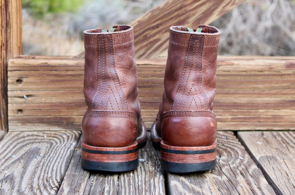 Photo by ER_Stitcher on April 3, 2026 of the Nicks MTO in Horween Natural Predator.