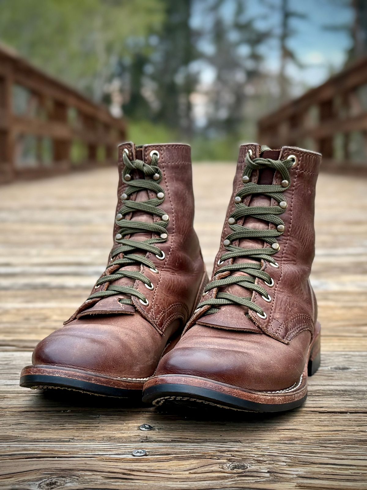 Photo by ER_Stitcher on April 2, 2026 of the Nicks MTO in Horween Natural Predator.