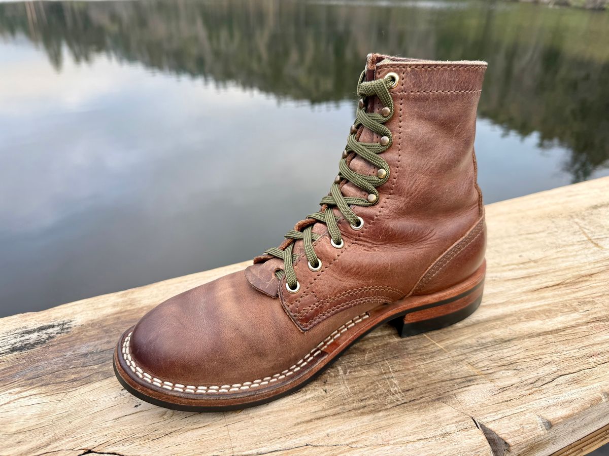 Photo by ER_Stitcher on April 2, 2026 of the Nicks MTO in Horween Natural Predator.