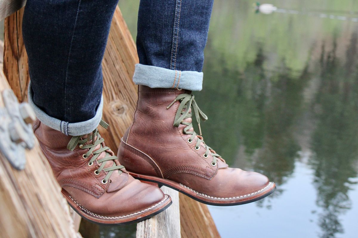 Photo by ER_Stitcher on April 2, 2026 of the Nicks MTO in Horween Natural Predator.