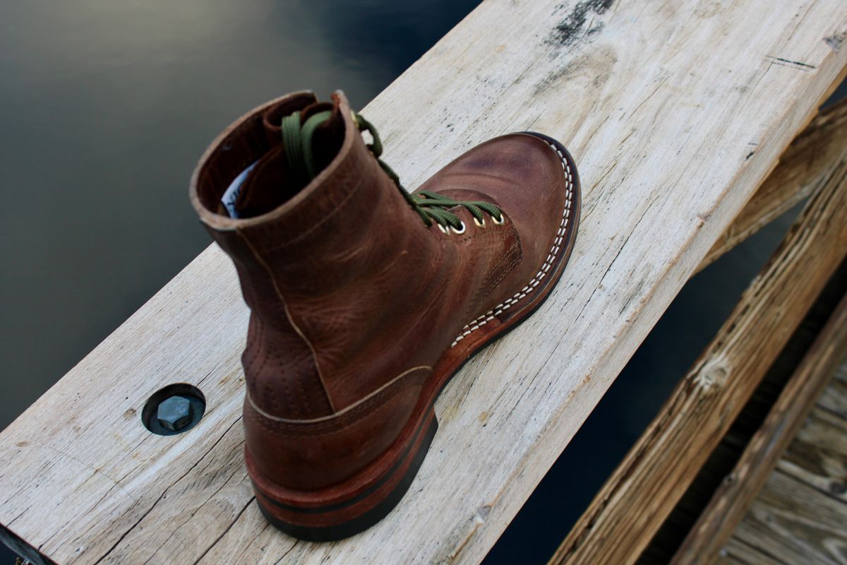 Photo by ER_Stitcher on April 2, 2026 of the Nicks MTO in Horween Natural Predator.