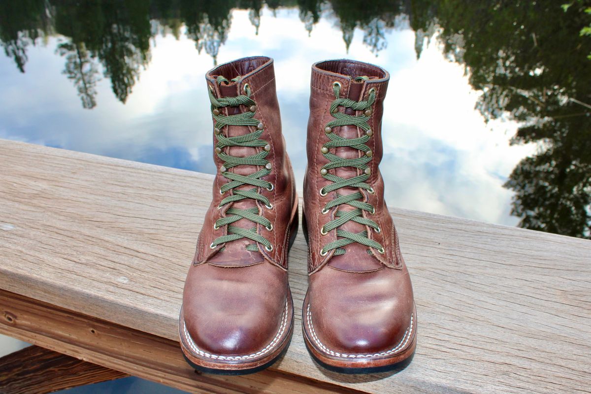 Photo by ER_Stitcher on April 2, 2026 of the Nicks MTO in Horween Natural Predator.