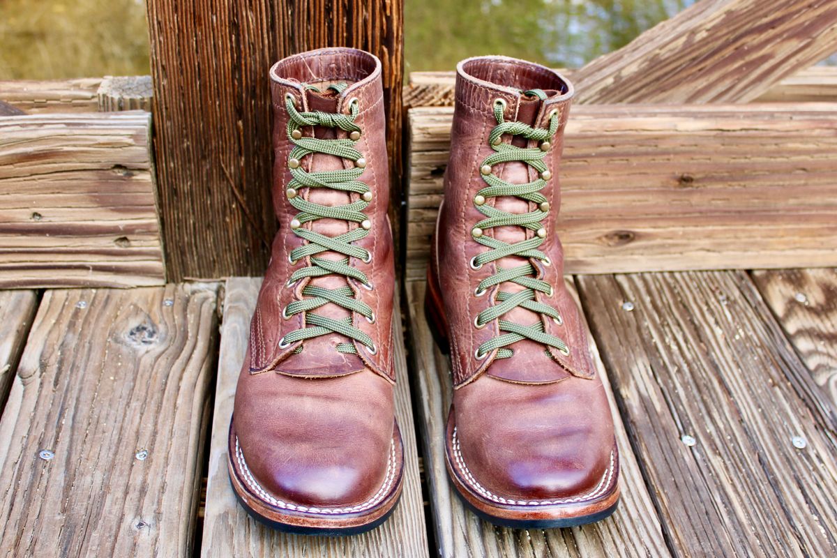 Photo by ER_Stitcher on April 3, 2026 of the Nicks MTO in Horween Natural Predator.