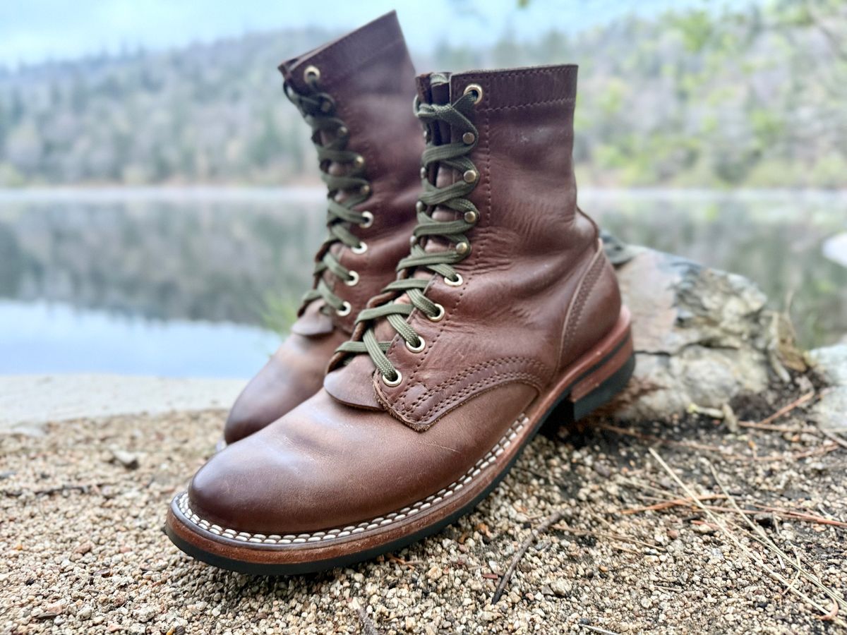 Photo by ER_Stitcher on April 2, 2026 of the Nicks MTO in Horween Natural Predator.