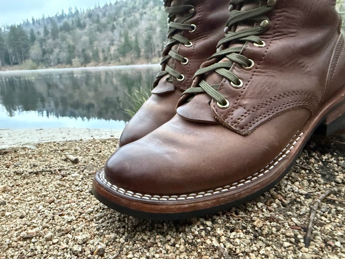 Photo by ER_Stitcher on April 2, 2026 of the Nicks MTO in Horween Natural Predator.