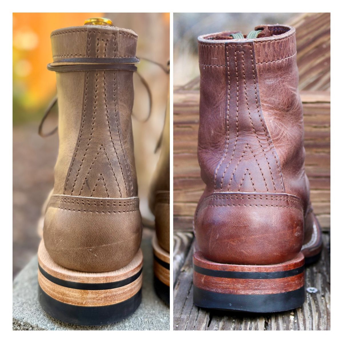 Photo by ER_Stitcher on April 5, 2026 of the Nicks MTO in Horween Natural Predator.