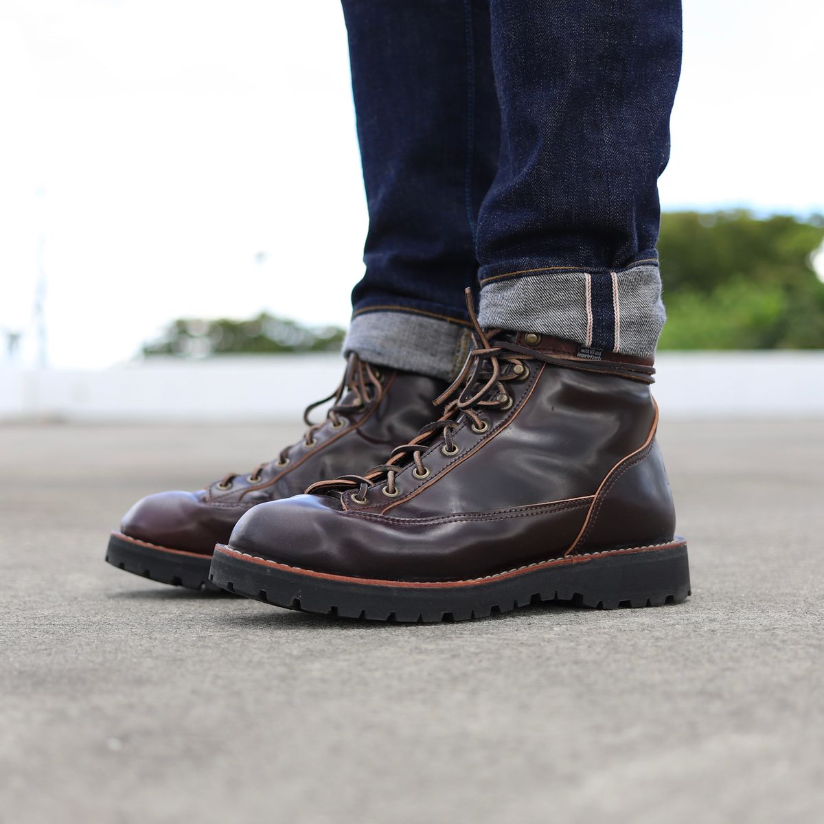 Photo by willygil on October 6, 2025 of the Danner Light in Horween Color 8 Shell Cordovan.