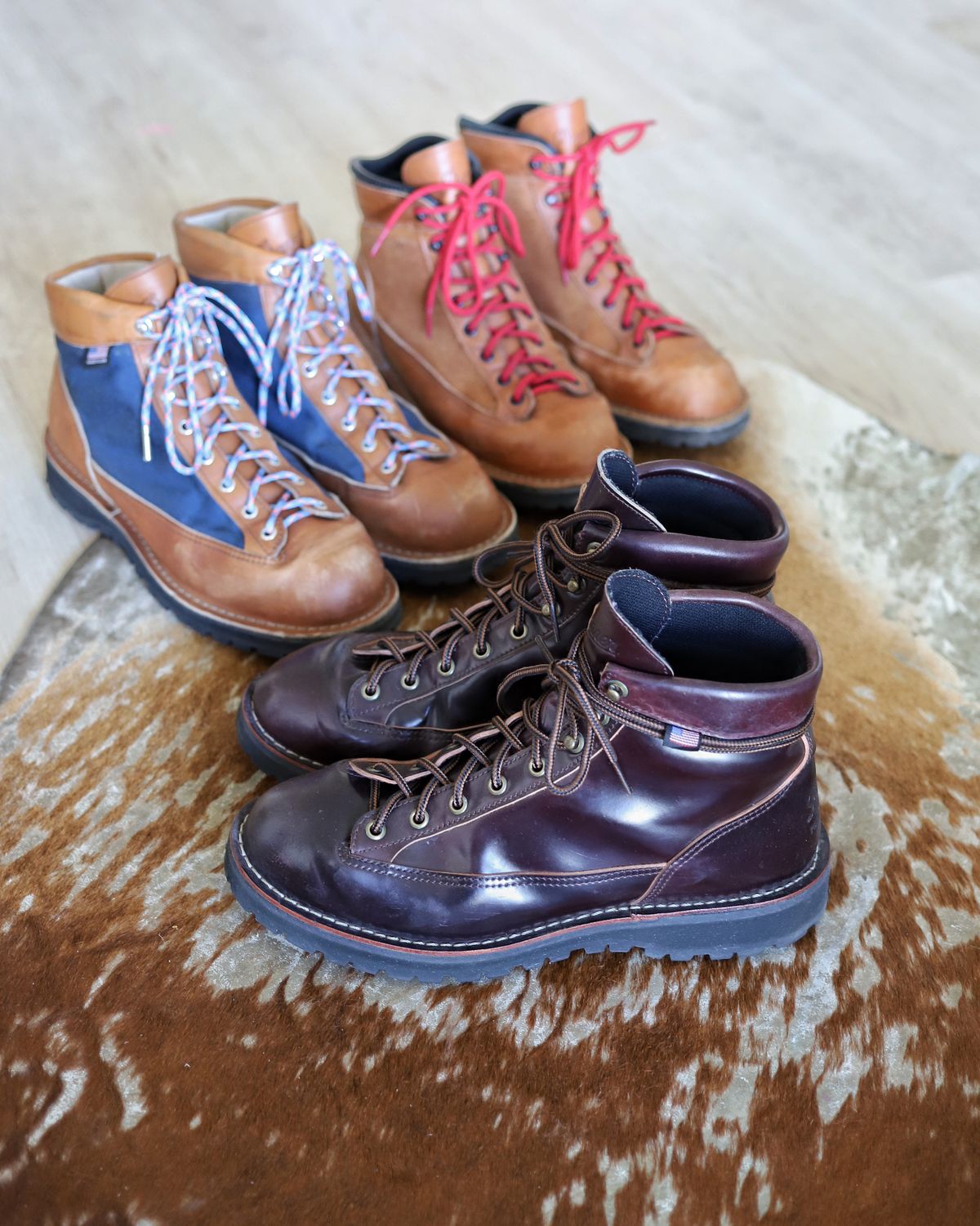 Photo by willygil on October 24, 2025 of the Danner Light in Horween Color 8 Shell Cordovan.