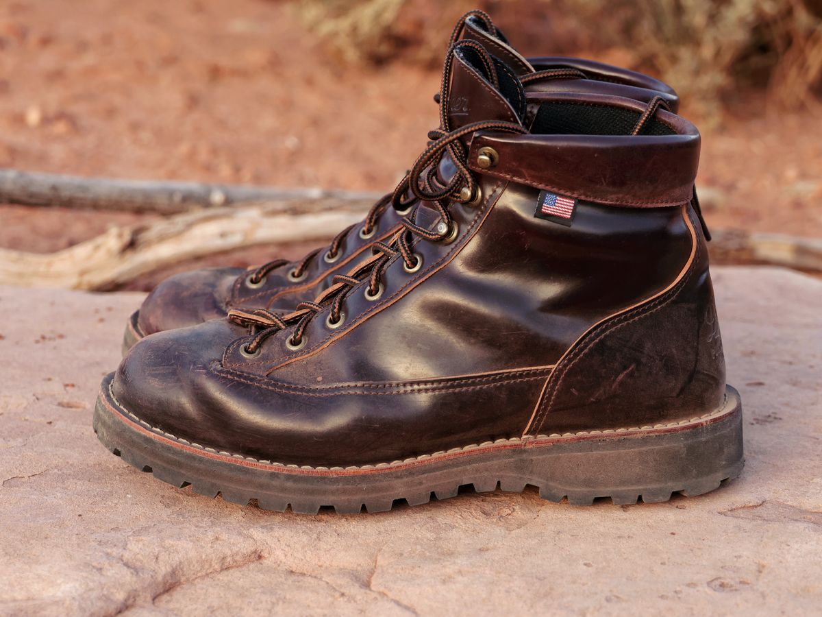Photo by willygil on November 1, 2025 of the Danner Light in Horween Color 8 Shell Cordovan.
