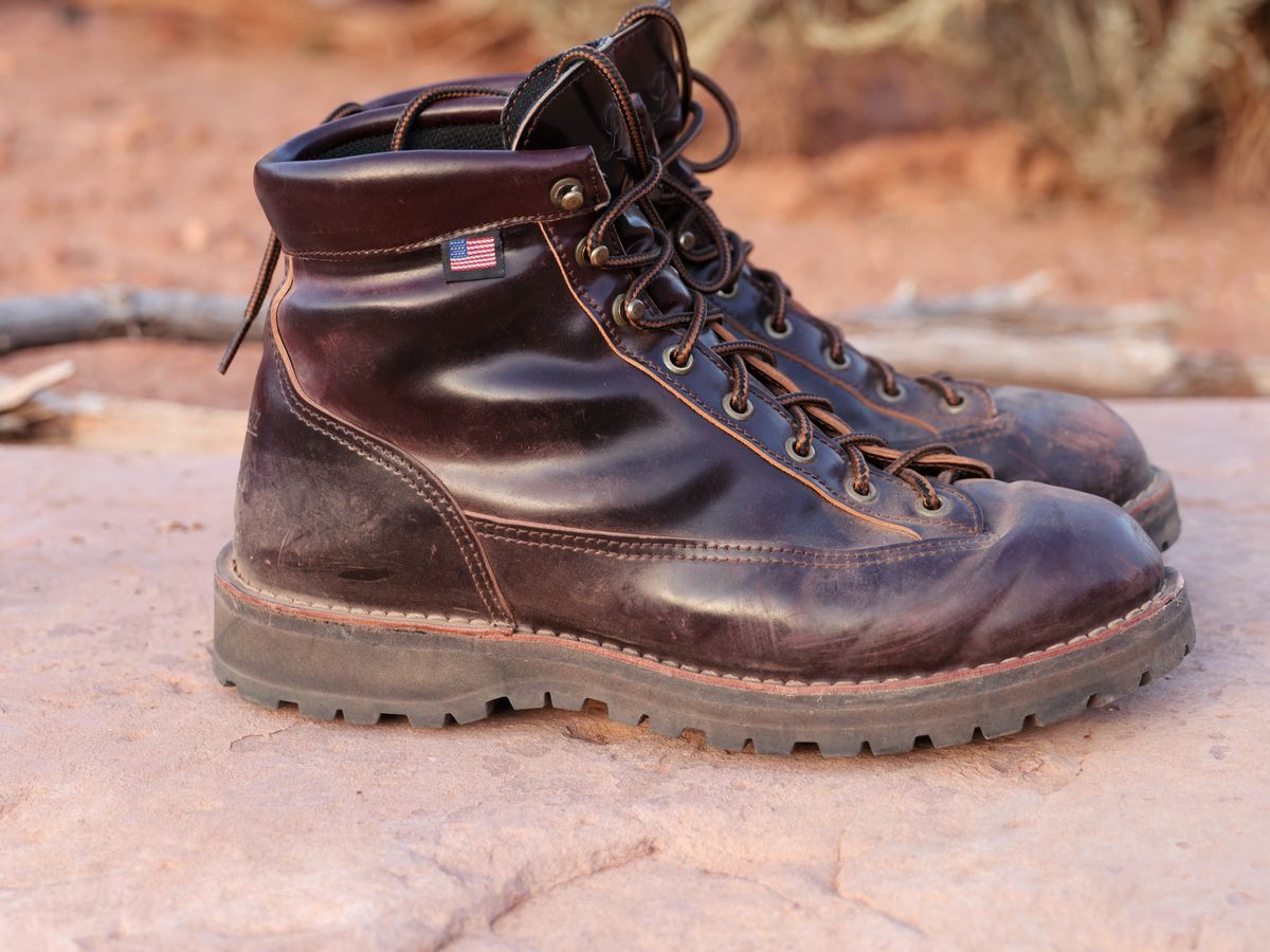 Photo by willygil on November 1, 2025 of the Danner Light in Horween Color 8 Shell Cordovan.