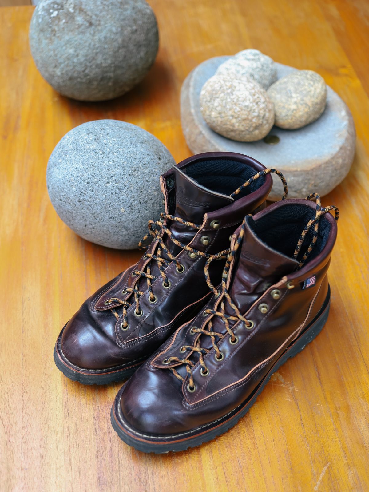 Photo by willygil on November 12, 2025 of the Danner Light in Horween Color 8 Shell Cordovan.