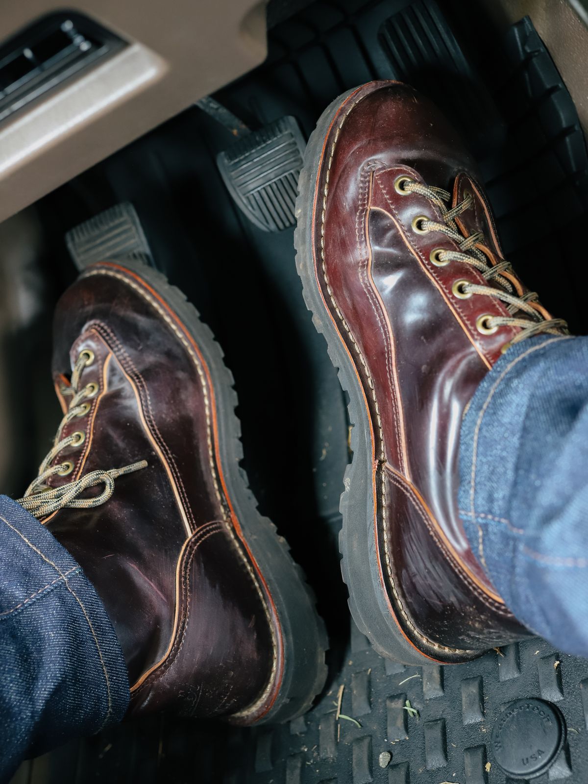 Photo by willygil on November 14, 2025 of the Danner Light in Horween Color 8 Shell Cordovan.