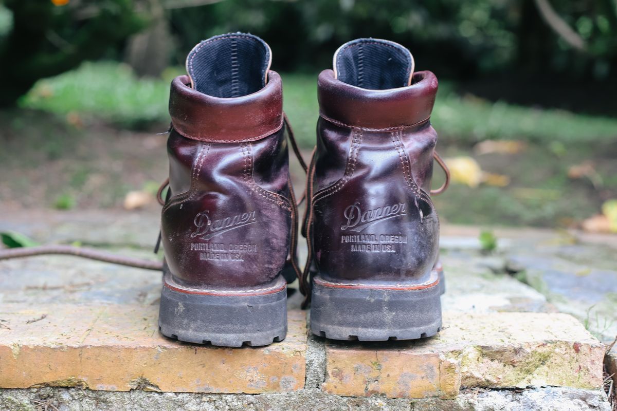 Photo by willygil on January 3, 2026 of the Danner Light in Horween Color 8 Shell Cordovan.