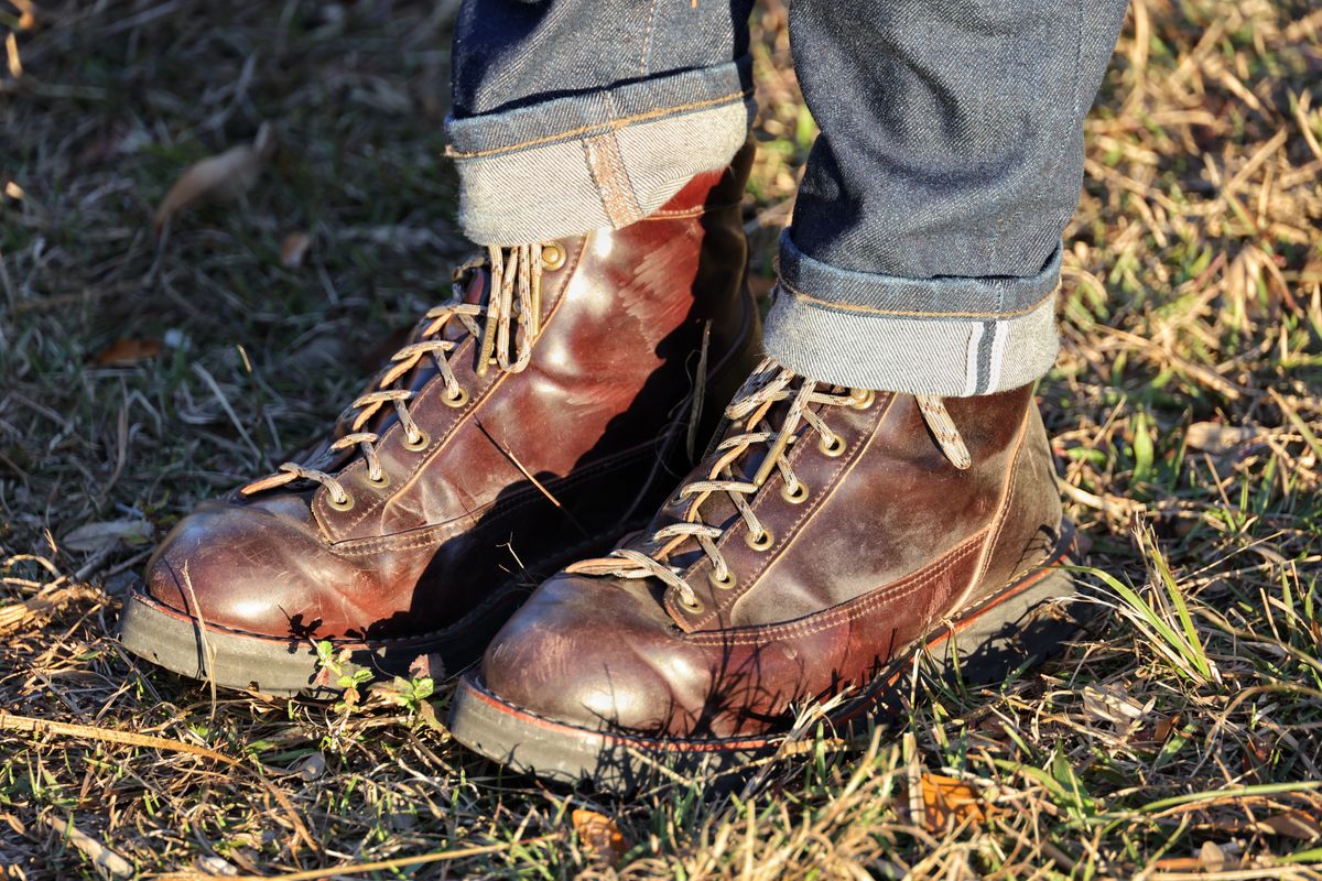 Photo by willygil on February 1, 2026 of the Danner Light in Horween Color 8 Shell Cordovan.