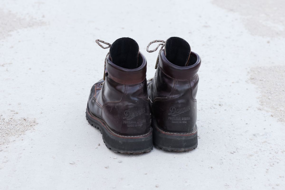 Photo by willygil on February 1, 2026 of the Danner Light in Horween Color 8 Shell Cordovan.