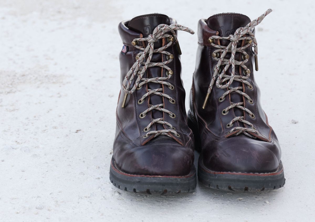 Photo by willygil on February 1, 2026 of the Danner Light in Horween Color 8 Shell Cordovan.