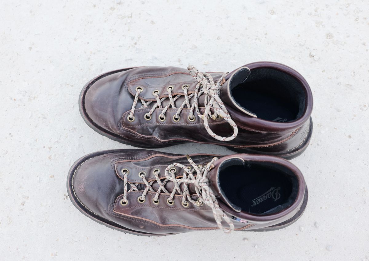 Photo by willygil on February 1, 2026 of the Danner Light in Horween Color 8 Shell Cordovan.