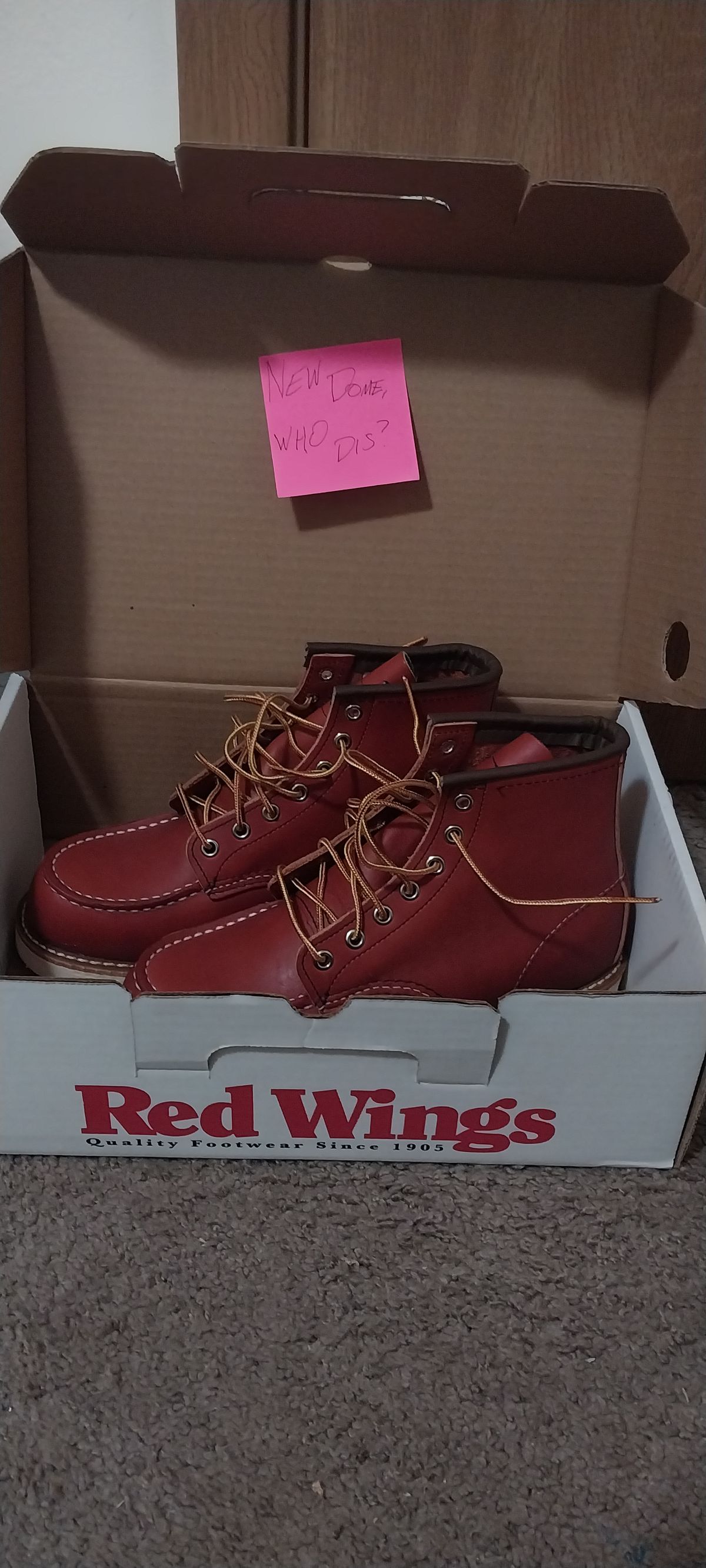 Photo by sagejca on October 7, 2025 of the Red Wing Sport Boots in S.B. Foot Oro-Russet Portage.