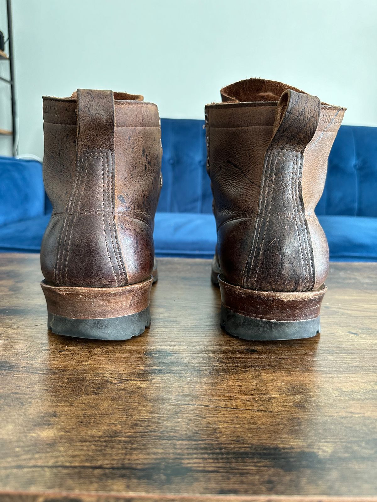 Photo by hidenseek on November 4, 2024 of the White's Semi-Dress in CF Stead Urban Brown Re-Tan Waxed Kudu.