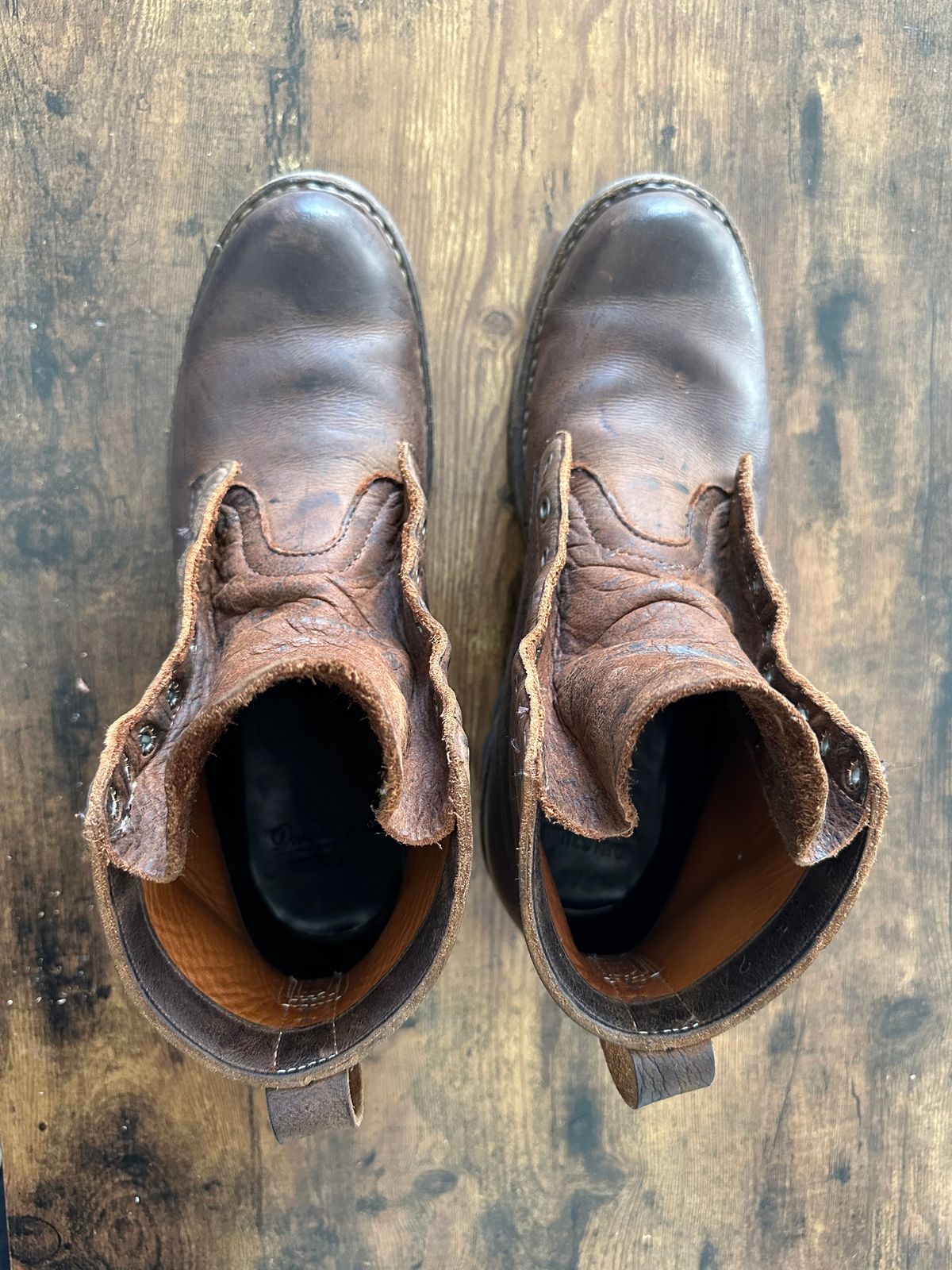 Photo by hidenseek on November 4, 2024 of the White's Semi-Dress in CF Stead Urban Brown Re-Tan Waxed Kudu.