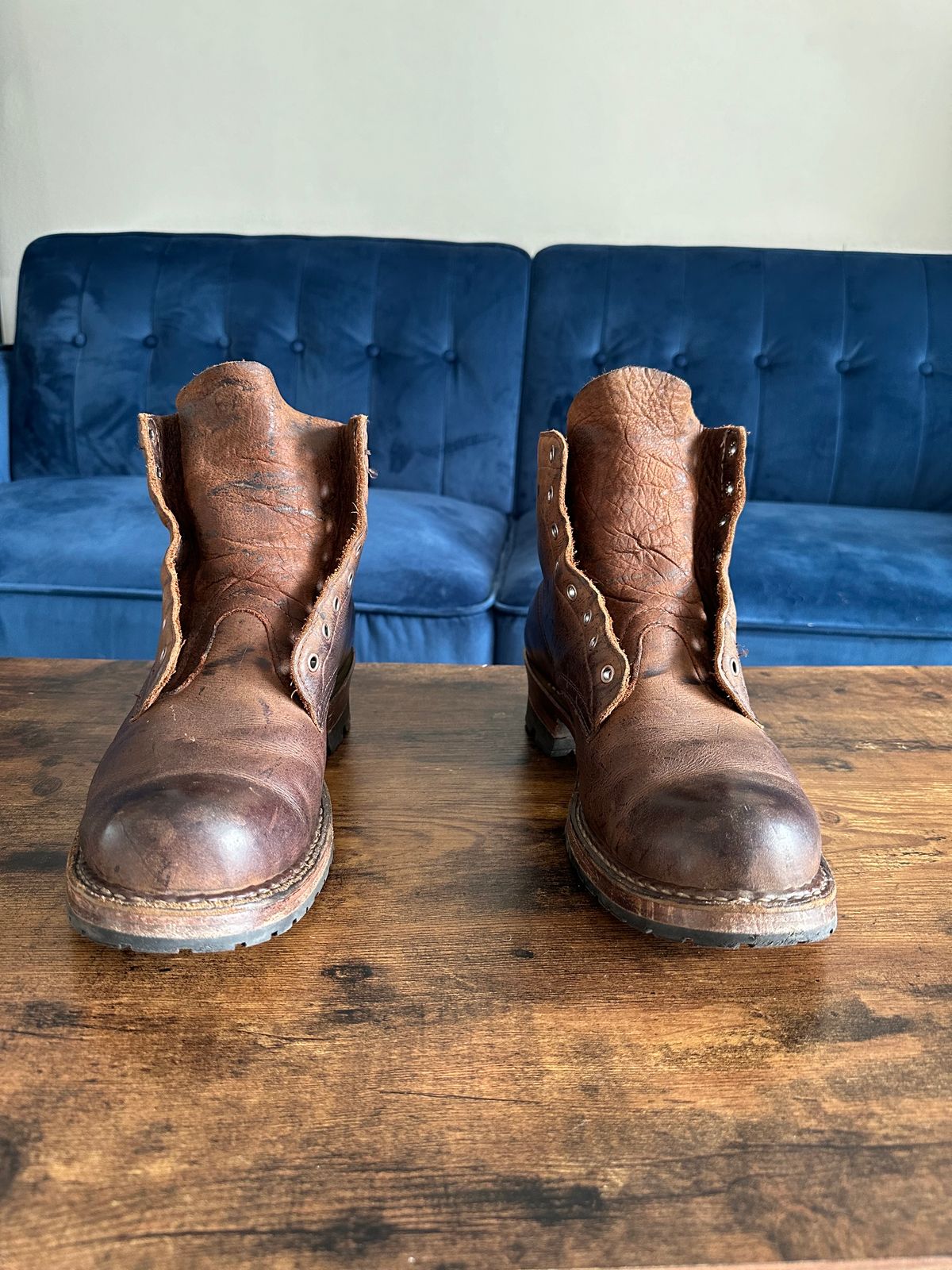 Photo by hidenseek on December 5, 2024 of the White's Semi-Dress in CF Stead Urban Brown Re-Tan Waxed Kudu.