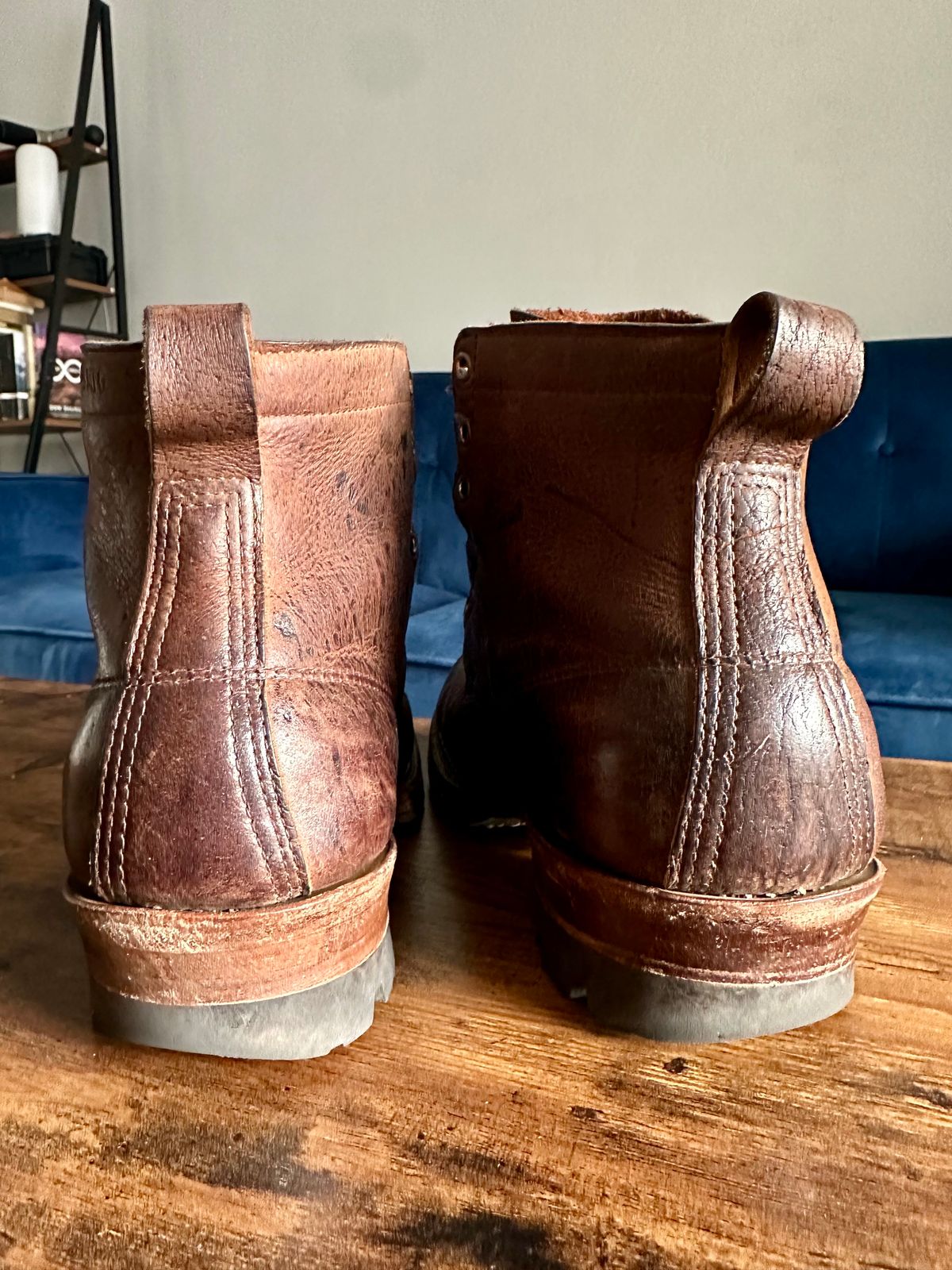 Photo by hidenseek on February 5, 2025 of the White's Semi-Dress in CF Stead Urban Brown Re-Tan Waxed Kudu.