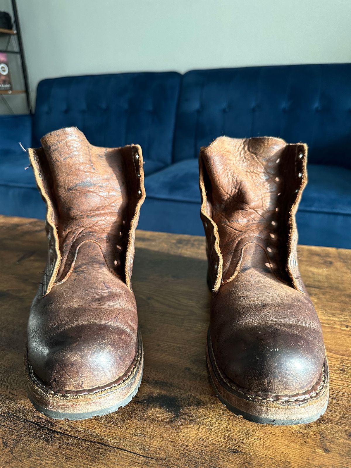 Photo by hidenseek on February 5, 2025 of the White's Semi-Dress in CF Stead Urban Brown Re-Tan Waxed Kudu.