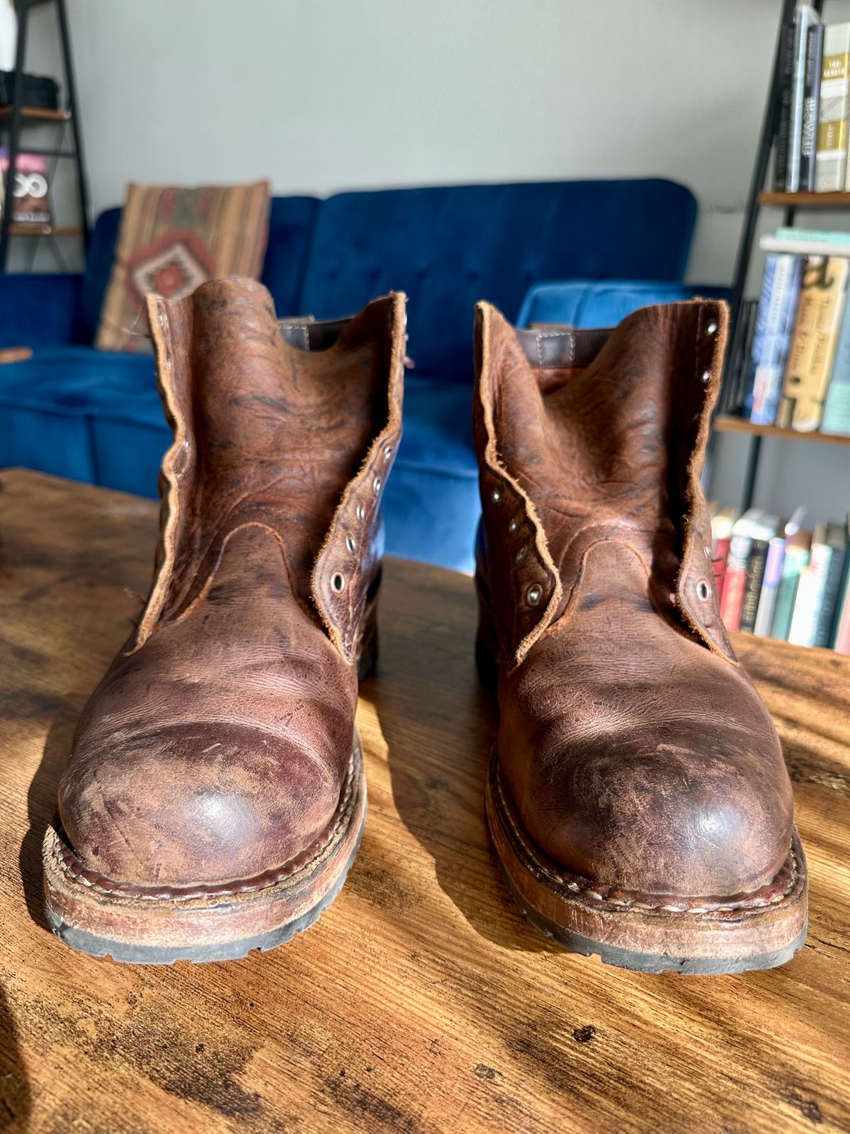 Photo by hidenseek on April 5, 2025 of the White's Semi-Dress in CF Stead Urban Brown Re-Tan Waxed Kudu.