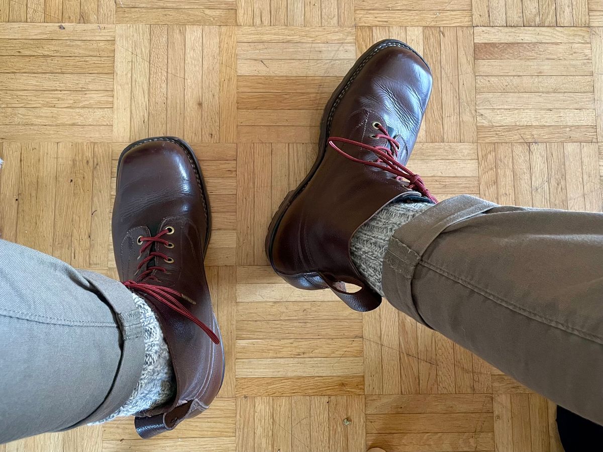 Photo by sbjweyk on April 20, 2026 of the Värnamo m59 in Unknown Leather.