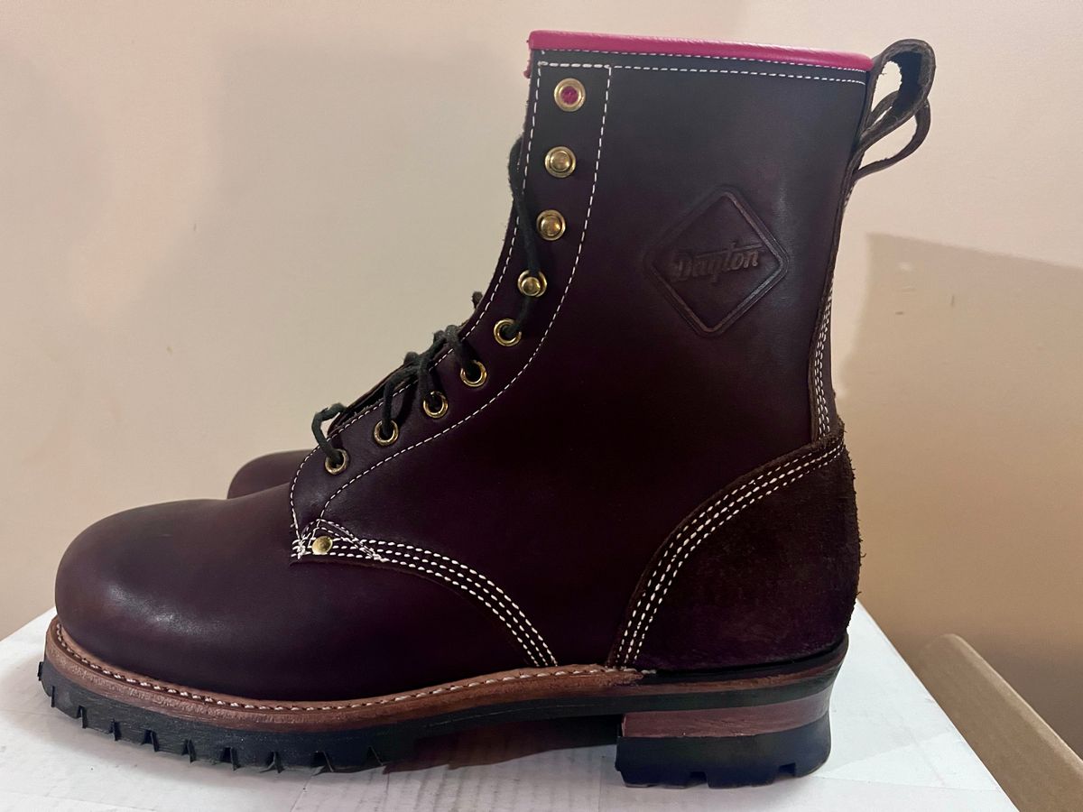 Photo by jpg12321 on April 16, 2024 of the Dayton Boots 6408 CSA Work Boot 8" in Brown Oil Tan.