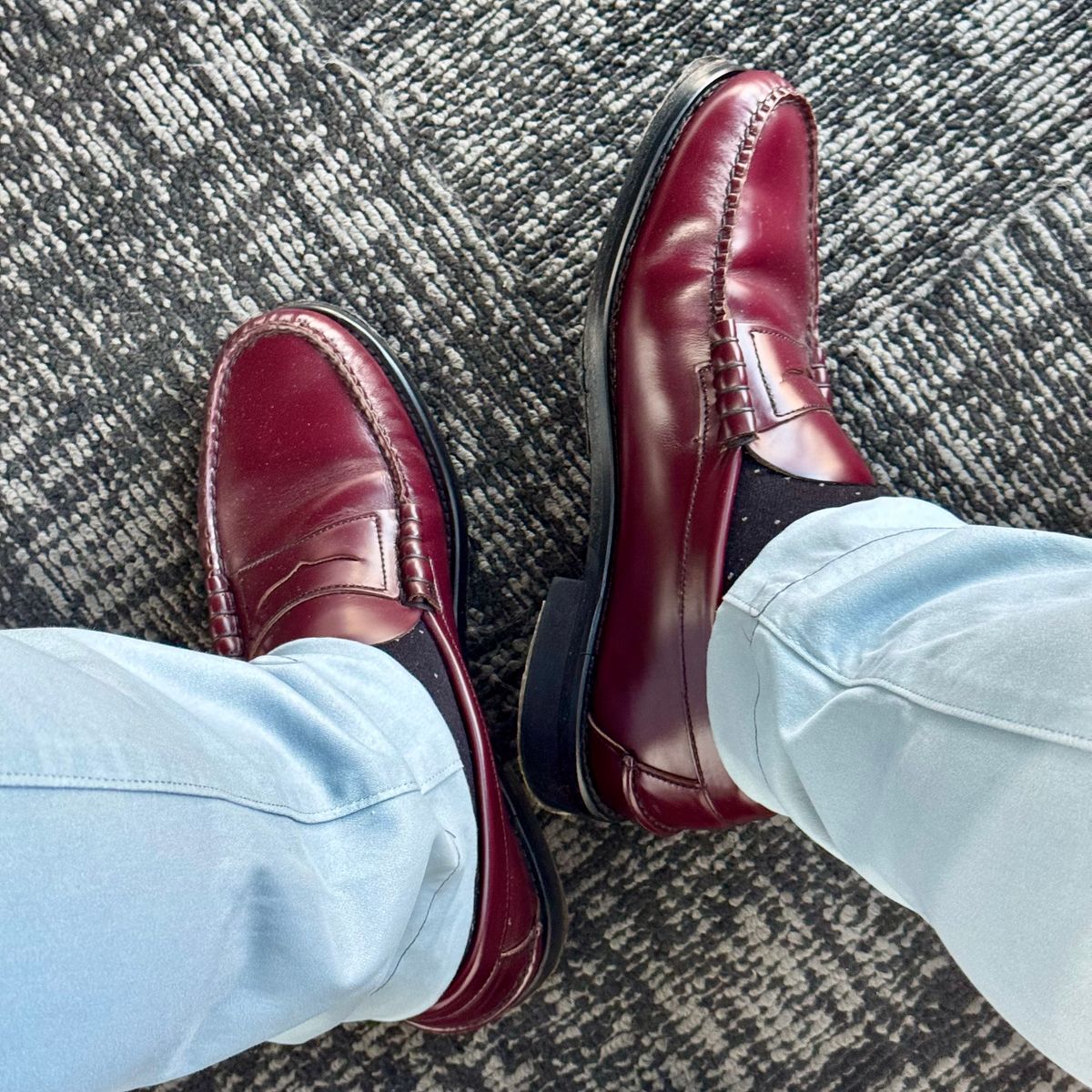 Photo by stinkypatina on March 3, 2026 of the Castellano L100 Loafers in Corinto Calf Leather.