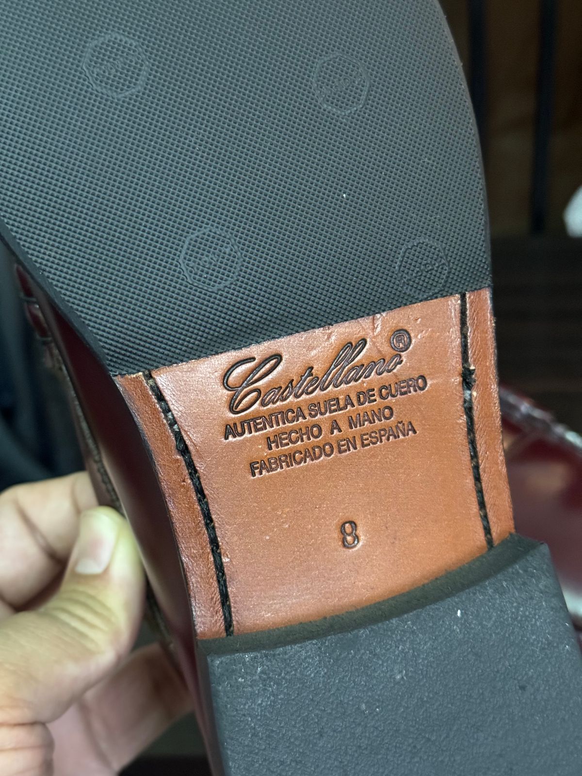 Photo by stinkypatina on May 26, 2024 of the Castellano L100 Loafers in Corinto Calf Leather.