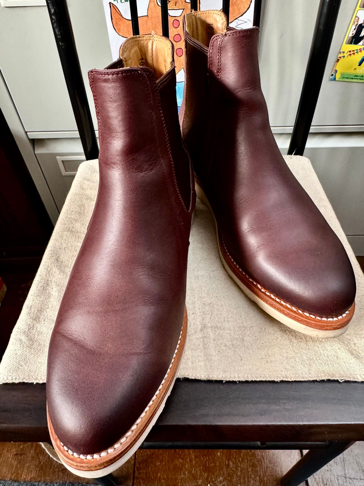 Photo by stinkypatina on November 15, 2024 of the Tecovas The Luke in Cognac Bovine.