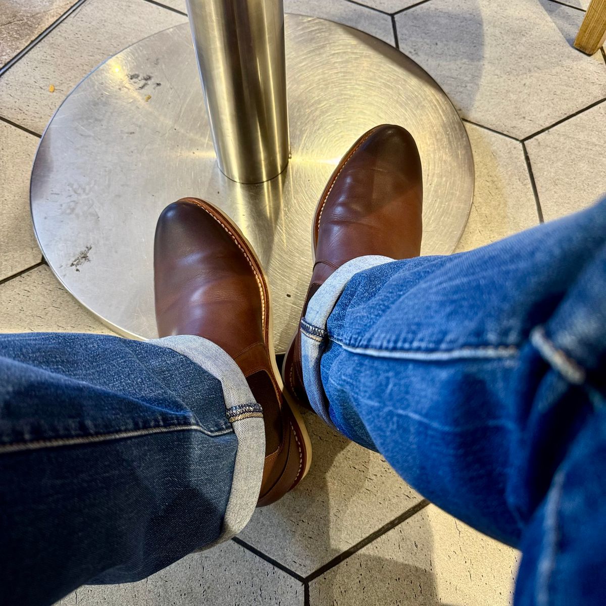 Photo by stinkypatina on August 14, 2025 of the Tecovas The Luke in Cognac Bovine.