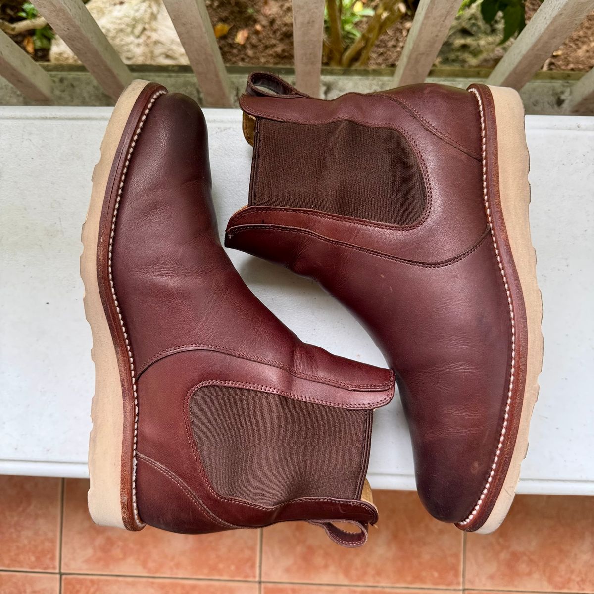 Photo by stinkypatina on October 15, 2025 of the Tecovas The Luke in Cognac Bovine.